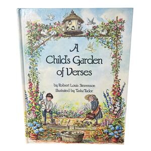 A Childs Garden of Verses Robert Louis Stevenson Art By Tasha Tudor Kids Book HC